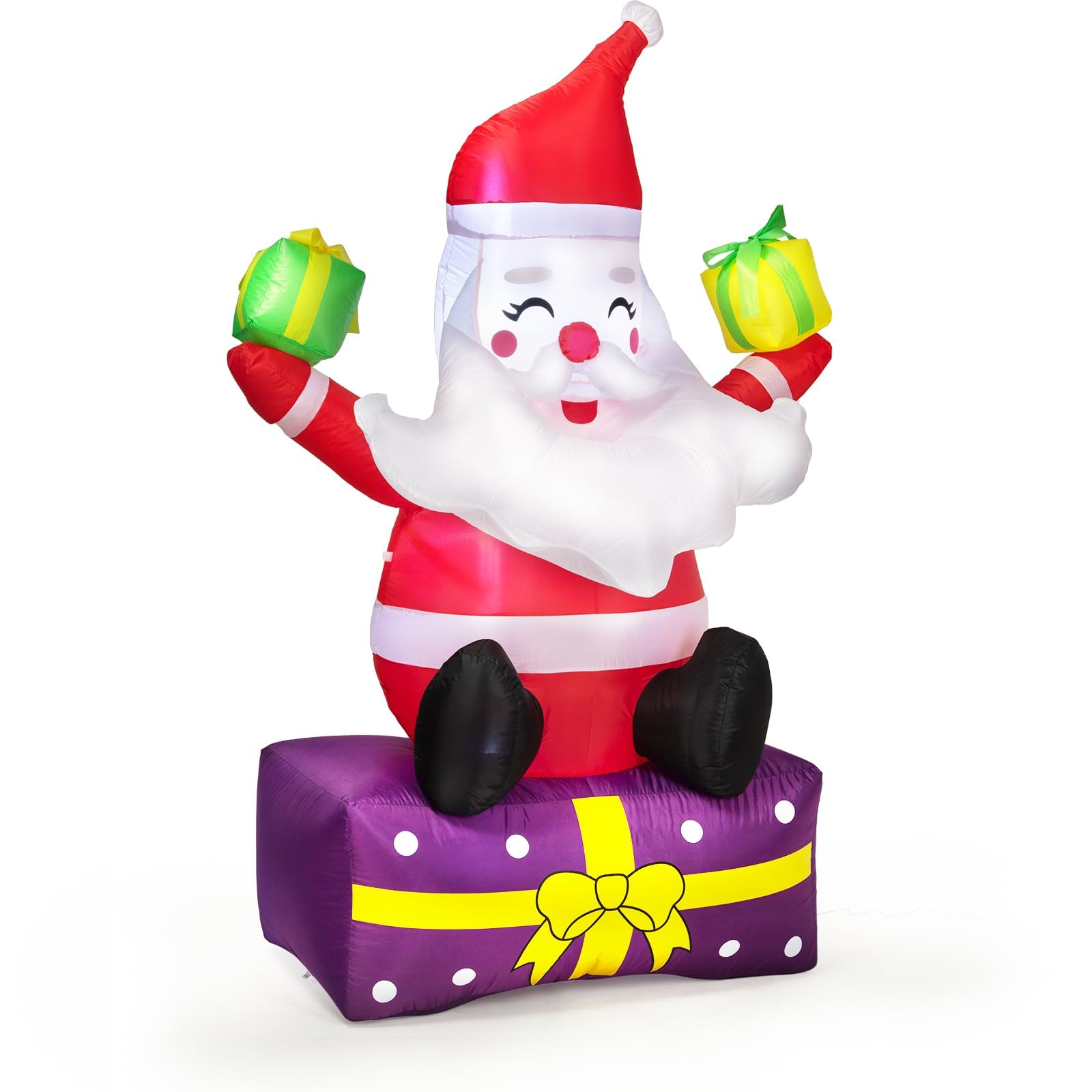 6 FT Inflatable Santa Claus-Outdoor Christmas Inflatables Decoration