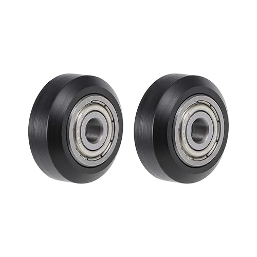 Uxcell POM - Rodamiento de bolas revestido de plástico (0.197 in) para impresora 3D