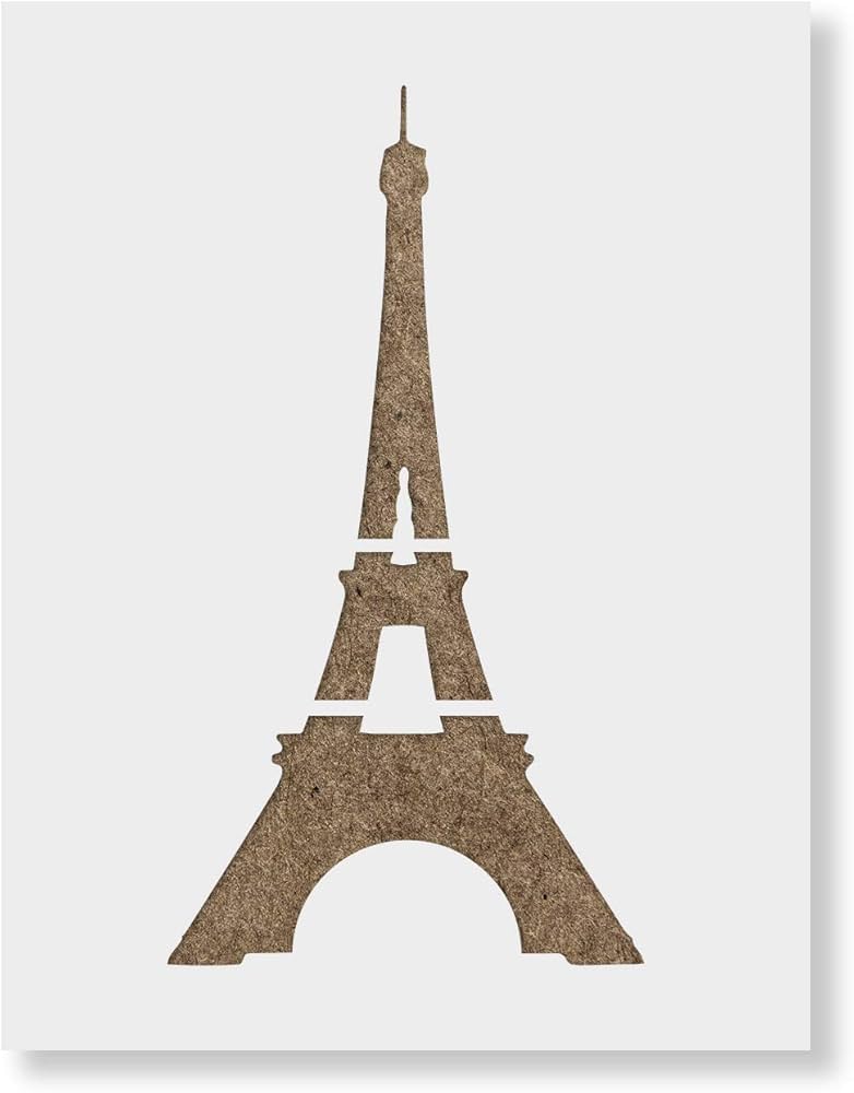 Amazon.com: Eiffel Tower Stencil - Eiffel Tower Sticker, Eiffel Tower Stencil, Stencil Eiffel Tower, Eiffel Tower Decal, Europe Stencil
