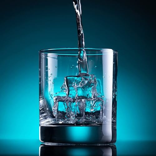 Miniatura 5 de LYFJXX Cubitos de hielo falsos, 1.181 in, 25 piezas de diamantes de cristal acrílico artificial para rellenos de jarrón, dispersión de mesa,