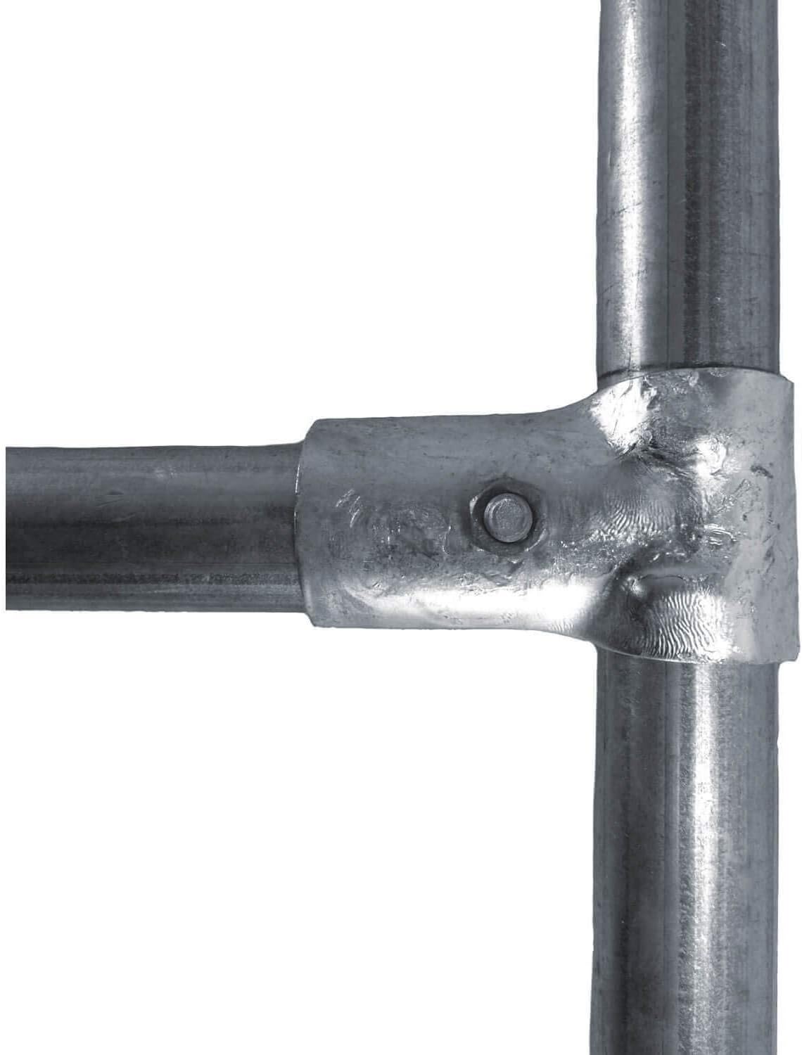 END CLAMP/Panel T CLAMP: 1-3/8" Chain Link Fence Clamp (for t-ing into a Pipe (1-3/8" x 1-3/8"). 1 CLAMP