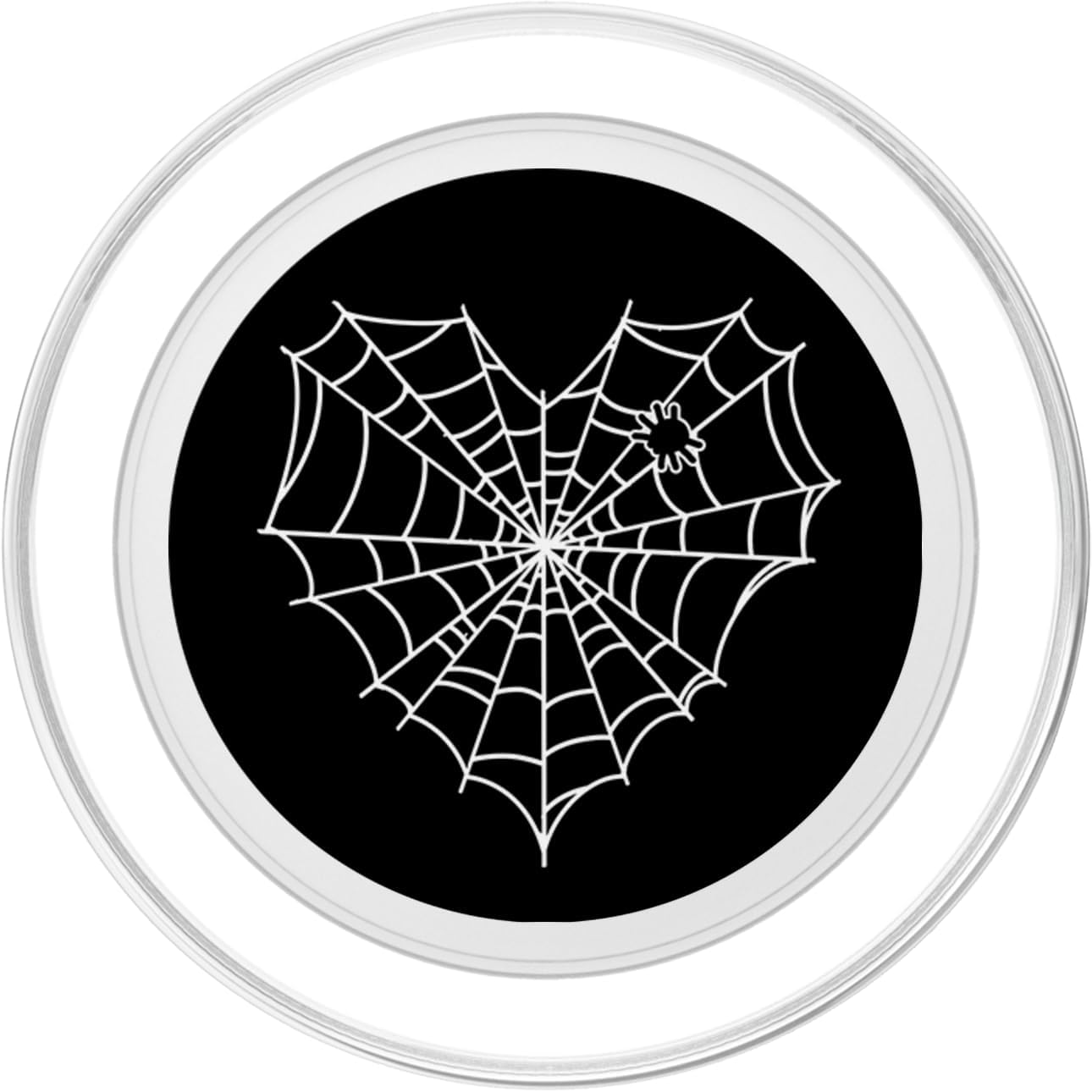 Halloween Spider Web Heart PopSockets PopGrip for MagSafe