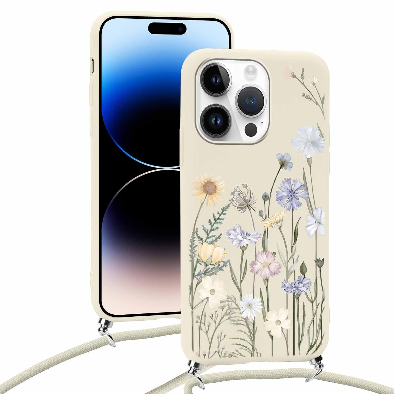 Funda Magnética Para IPhone 15 Pro MAX Con Correa Ajustable - Compatible MagSafe, Antigolpes, Color Azul Mate Translúcido