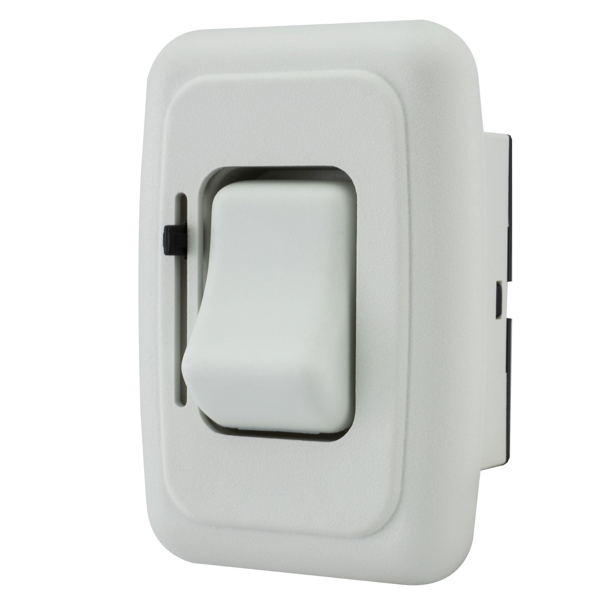 12 Volt DC Dimmer Switch for LED, Halogen, Incandescent - RV, Auto, Truck, Marine, and Strip Lighting (Slider, White)
