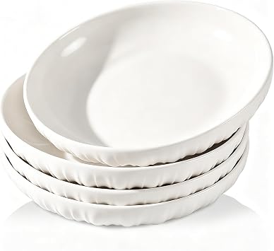 Pasta Bowls, 8 Inch Large Ceramic Salad Bowls Soup Bowls