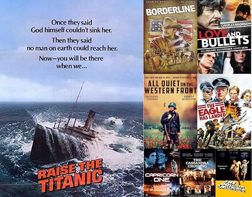 GOGO2 Titanic: A Ressurreição (Jason Robards, Alec Guinness) + 7 Filmes De Ação Bônus: Nada Novo No Front/Borderline/Amor E Balas/Capricórnio Um/A Águia Desembarca/Cassandra Crossing/O Princípio Do