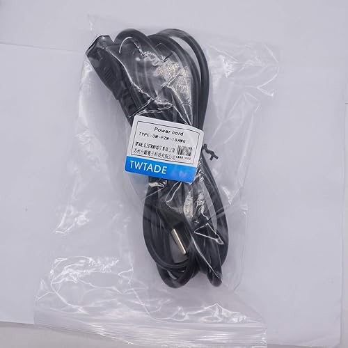 Miniatura 5 de TWTADE Cable de extensión de alimentación para monitor de TV, 10 pies, 3 clavijas, 10 A, 250 V, 18 AWG, certificado UL, cable de repuesto para VIZIO