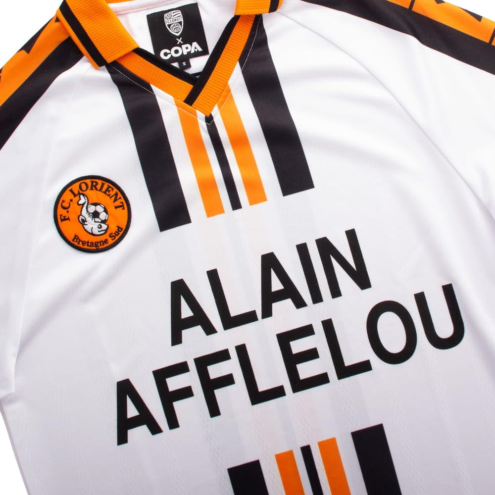 Copa - FC Lorient 2001-02 Away - Camiseta de fútbol Retro - Hombre - Blanca