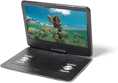 Proscan Reproductor de DVD portátil de 13.3 pulgadas negro con control remoto - PDVD1332 (renovado)