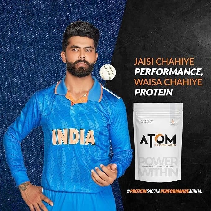 Image of Asitis Nutrition ATOM Beginners Whey Protein 500g | Accelerates Muscle-building | Increases Body Strength