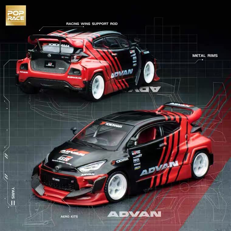POP RACE 1/64 トヨタ GR ヤリス アドバン カラー ADVAN Amazon | 1/64 POP RACE トヨタ GR Yaris ヤリス ADVAN アドバン