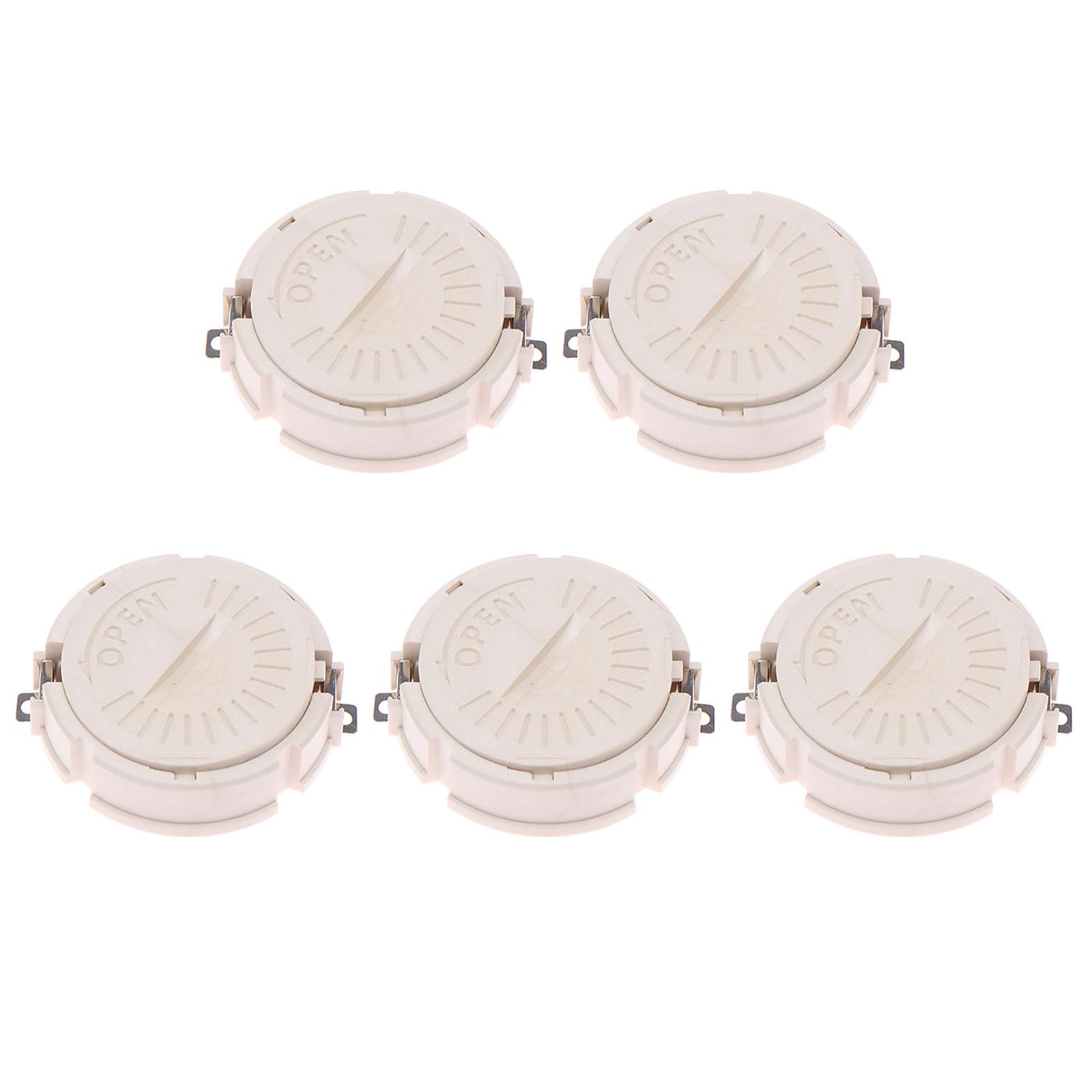 Temperature Resistant CR2450 Battery Socket with Cover Coin Cell Holder Container Universally