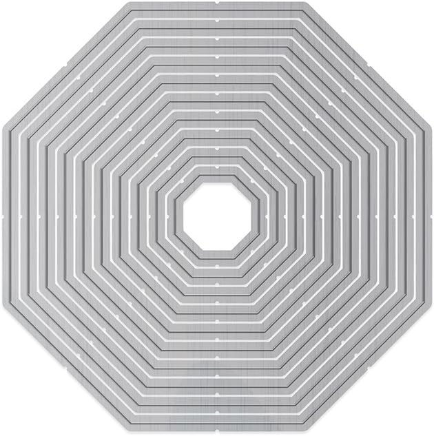 Tonic Studios Essentials Layering Basics Die Set-Octagon.8" to 4"