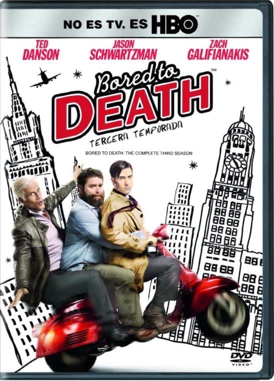 Bored to Death: The Complete First Season (Season 1) DVD Collection - HBO TV Series Starring Jason Schwartzman, Zach Galifianakis, Ted Danson [Spanish Artwork]