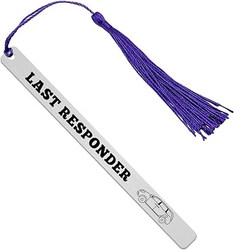 Funeral Director Gifts Last Responder Bookmark Mortuary Science Student Mortician Gift Undertakers Gift Dark Humor Gift for Mortician Friend Responder Gift