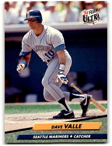 1992 Ultra #130 Dave Valle Seattle Mariners Baseball Cards NM Near Mint Baseball Card