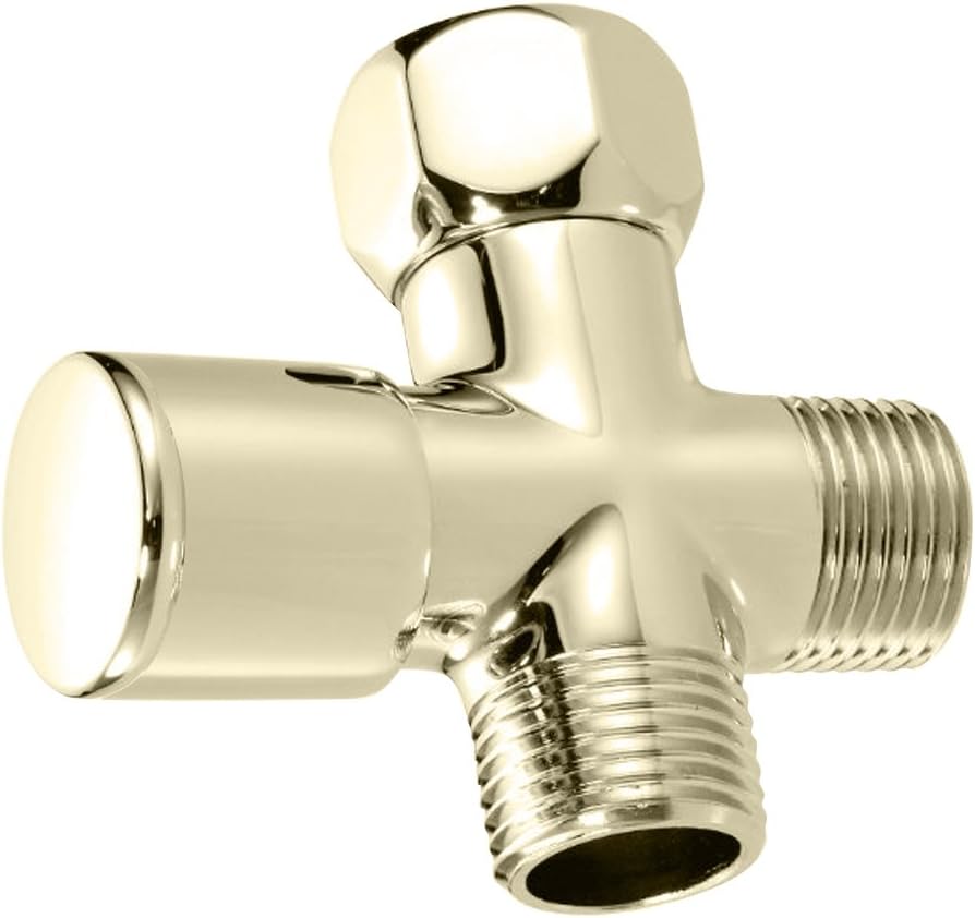 Westbrass Shower Arm 1/2" IPS Diverter Valve, Oil Rubbed Bronze, D348-12