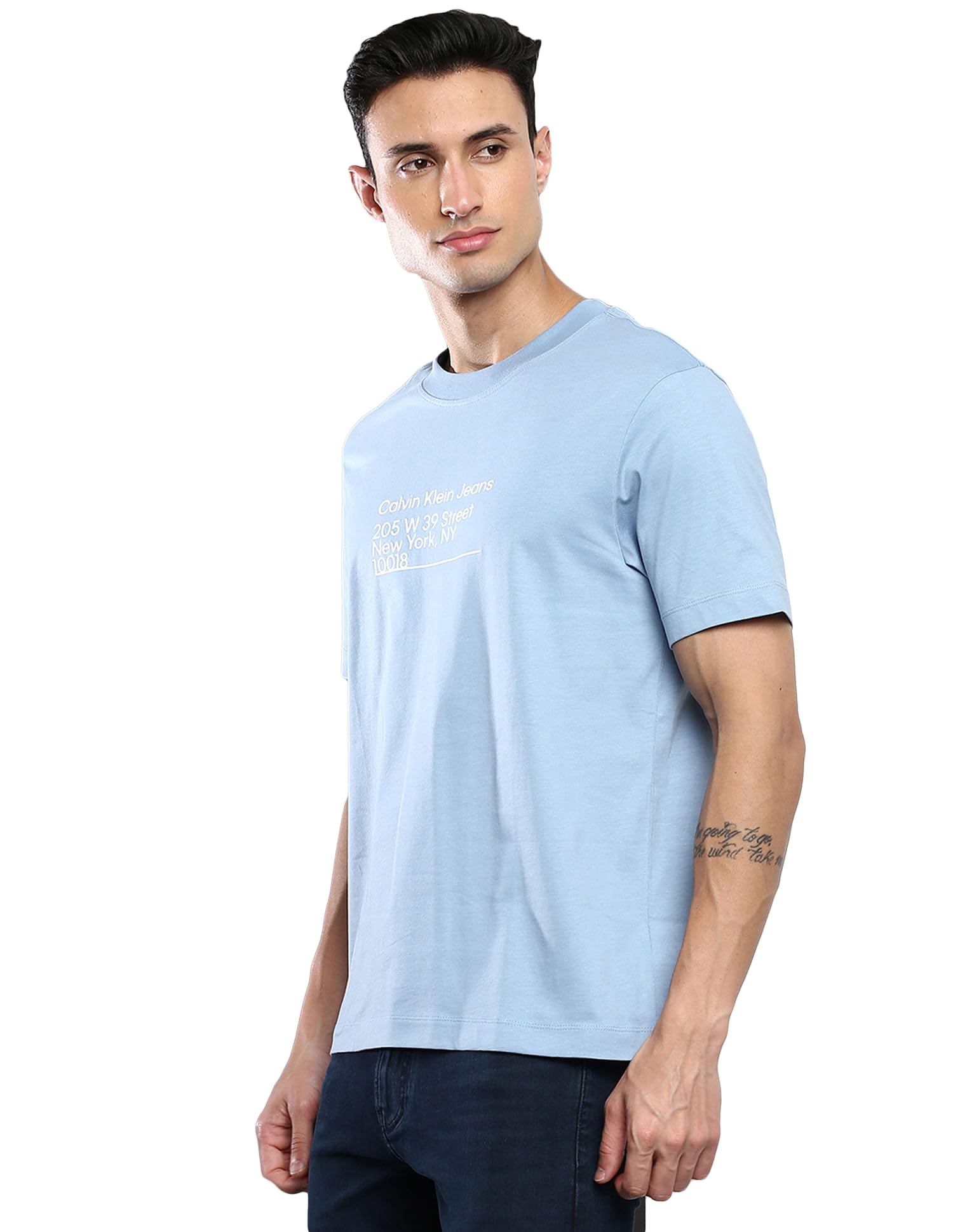 Ck Address Logo Tee T-shirt Erkek