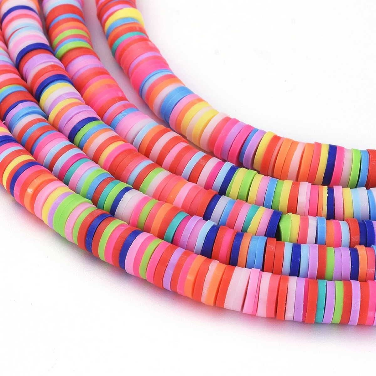 Sadingo Katsuki Beads (3900 Pieces 6 mm) for Making Bracelets Yourself, Creative Set for Children and Adults
