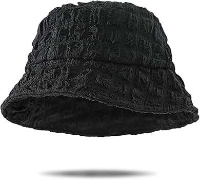 Amazon.com: Women's Lightweight Seersucker Jacquard Bucket Hat