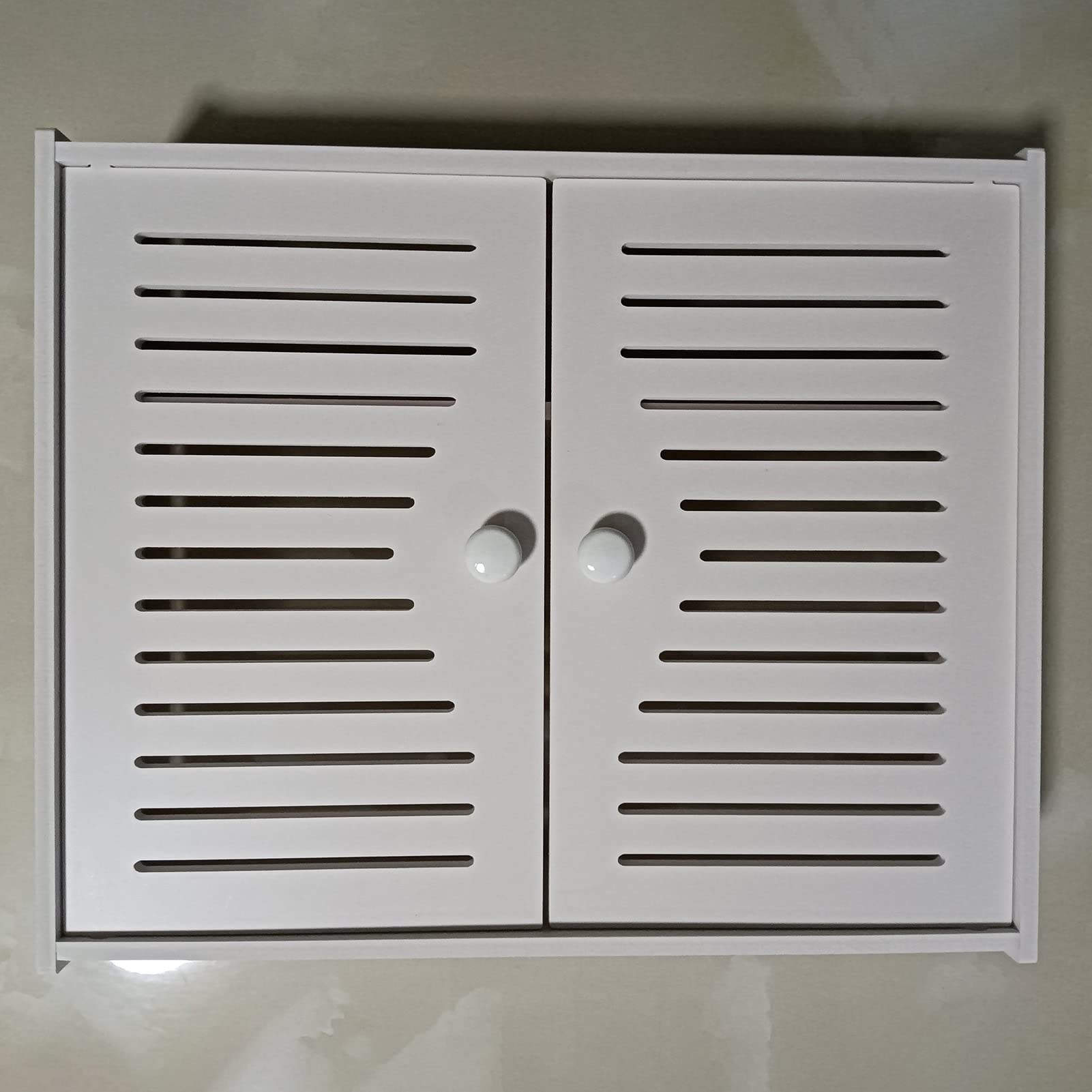 Étagère pour routeur avec organisateur de câbles – Support de rangement mural réglable pour la maison et le bureau WiFi