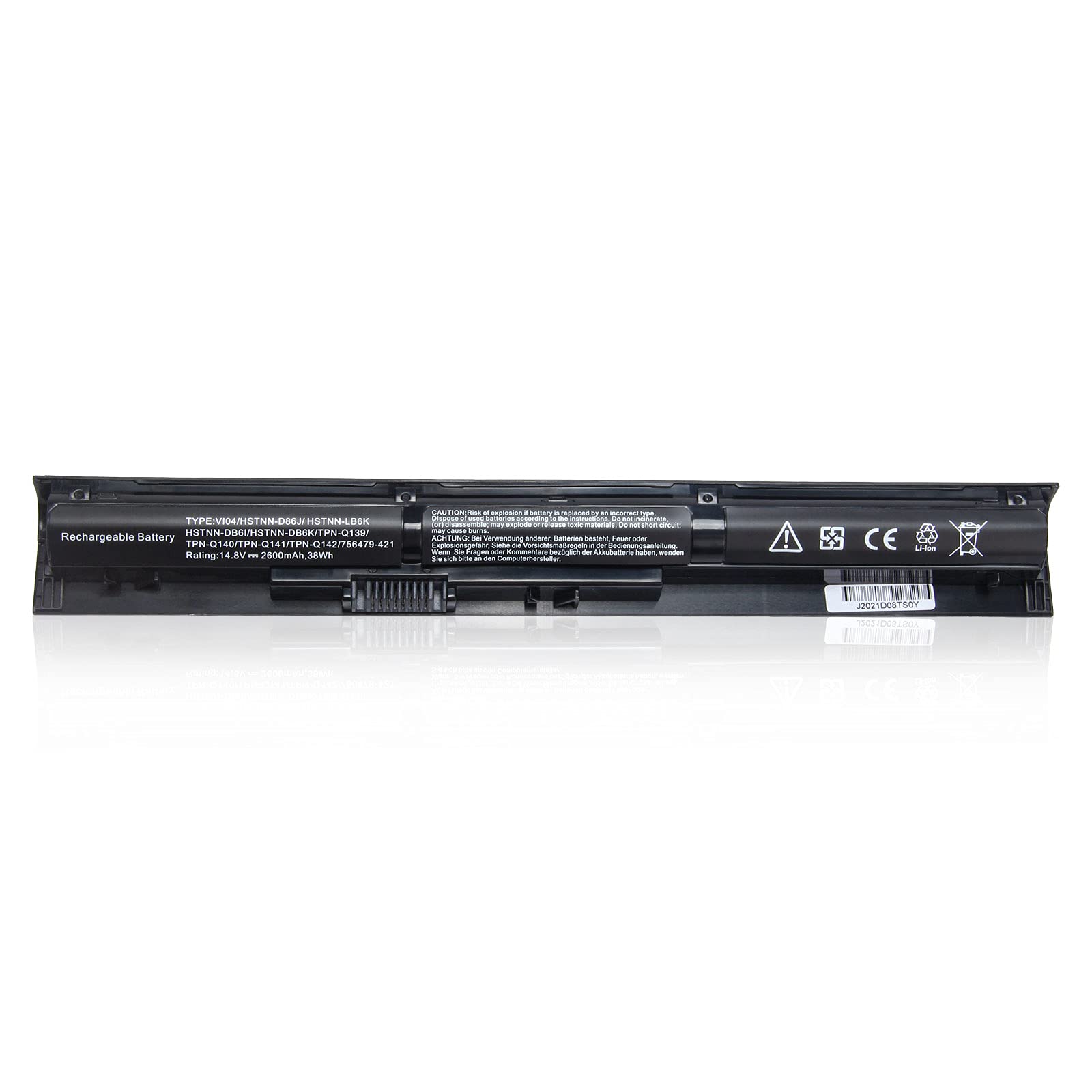 2600mAh V104 756743-001 VI04 756478-421 Battery for HP ProBook 450 G2 455 G2 440 G2 756746-001 756744-001 756745-001 75647 8-851 756478-422 756479-421 【14.8V /38Wh/4-Cell】