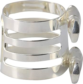 Amazon.com: Lovermusic Metal 29x25mm Silver Plated Clarinet