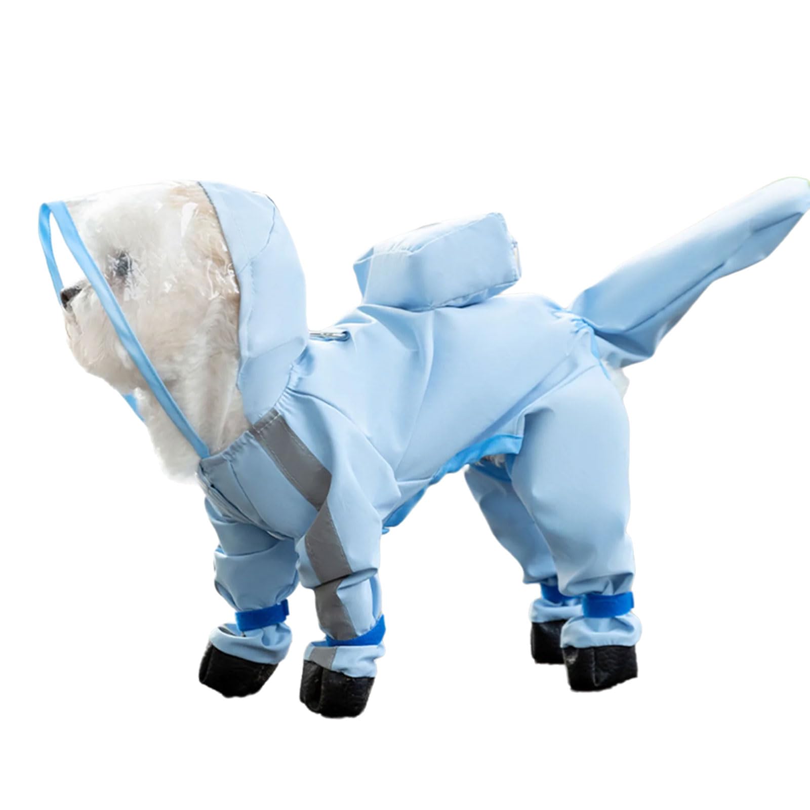 Manteau de pluie pour chien coupe-vent et imperméable ajustable pour toute taille