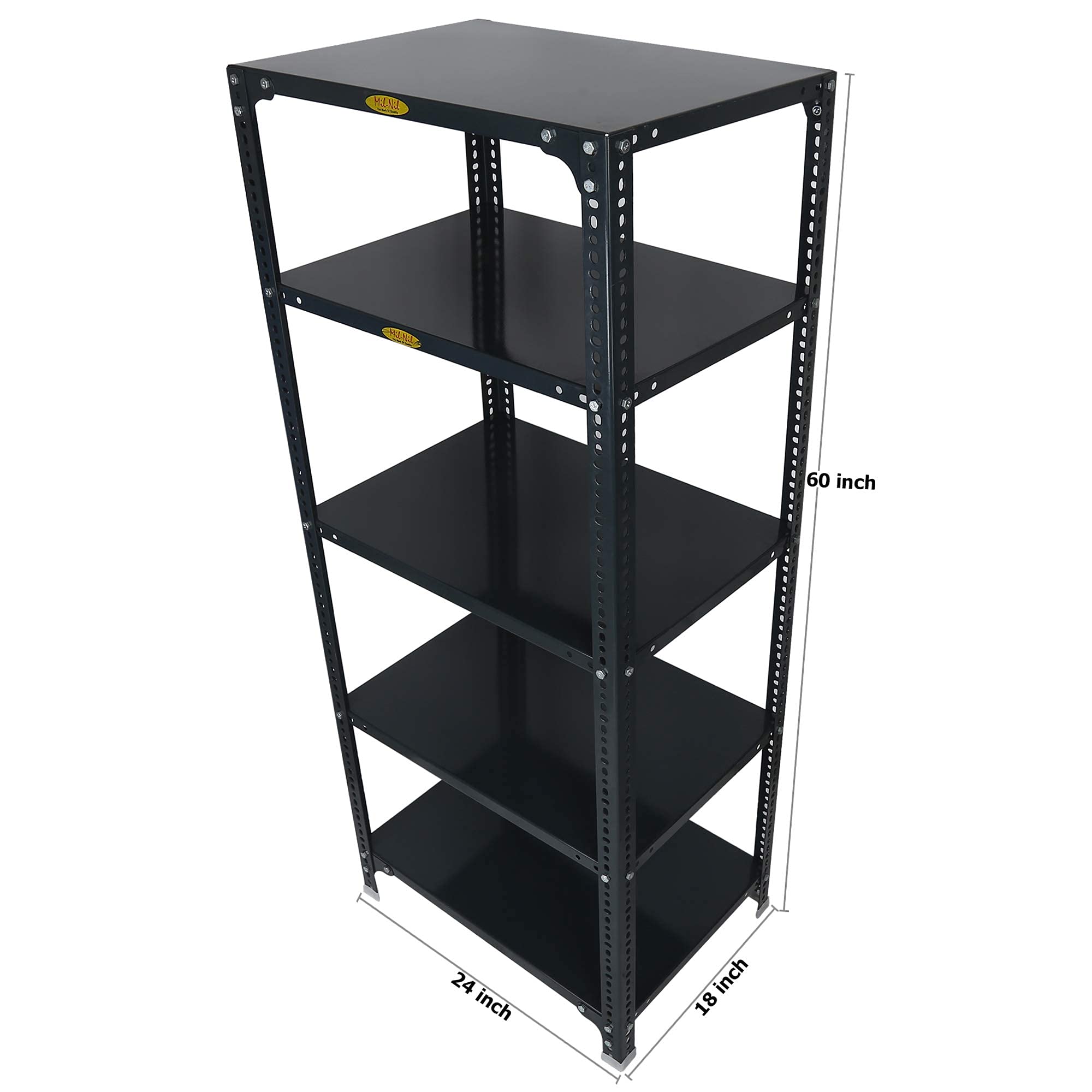 Mil-Nil Prime CRC Shelf Unit - 5 Shelves, Grey -5