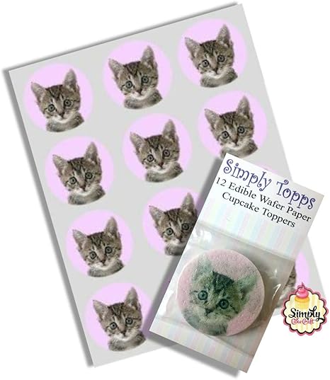 12 Chaton Gris Chat Papier De Riz Fee Petits Gateaux 40mm Toppers Pre Decoupe Decoration Amazon Fr Cuisine Et Maison 12 Chaton Gris Chat Papier De Riz Fee Petits Gateaux 40mm Toppers Pre Decoupe Decoration Amazon Fr Cuisine Et Maison