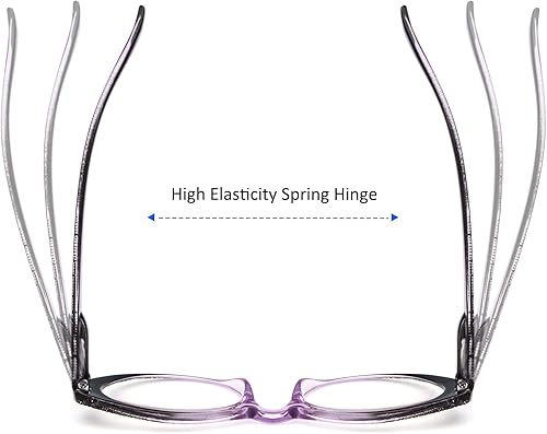 Miniatura 5 de Paquete de 3 lentes de lectura para mujer, lentes de bloqueo de luz azul, diseño de moda, para lectores de computadora, bisagras de resorte