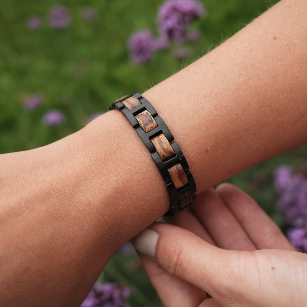 HOLZKERN Bracciale da Uomo Acciaio Inossidabile 9120078334218