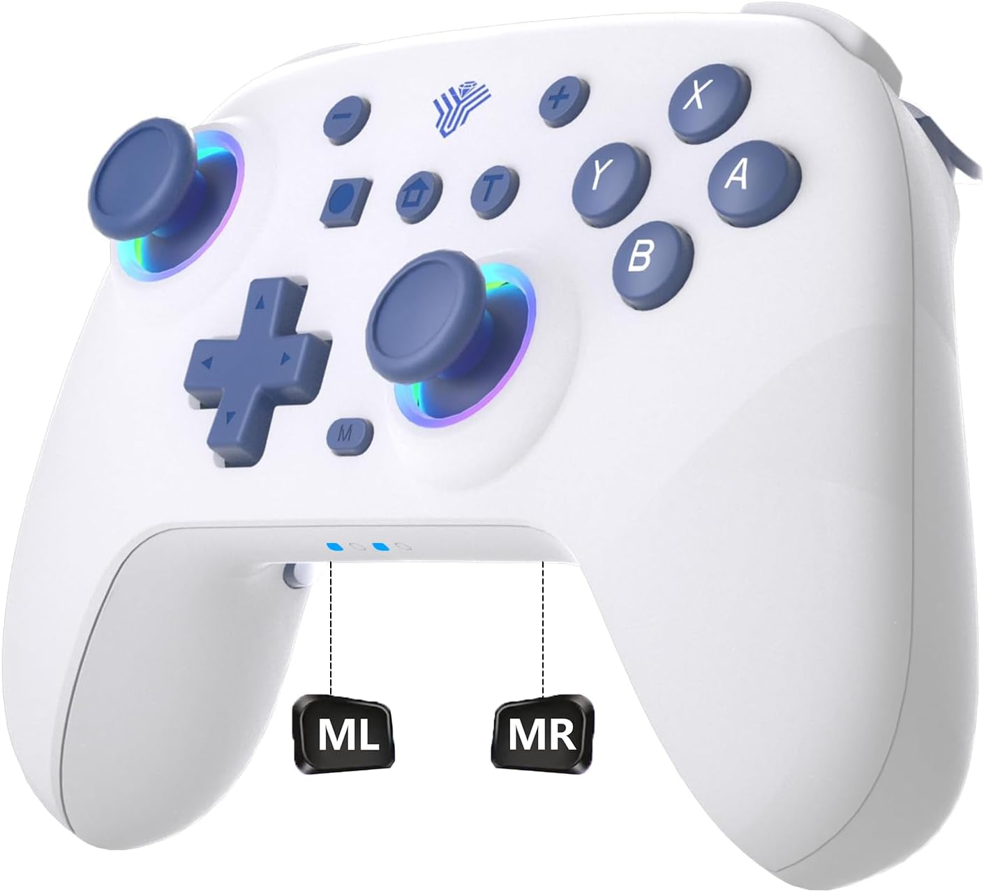 SZYUYU Ungrade Switch Controller with Bluetooth for Nintendo Switch,Switch Pro Controller for Wireless Switch/Switch Lite Remote with Dual Vibration/LED Keys Light, Gyro Axis, Motion Support Wake Up