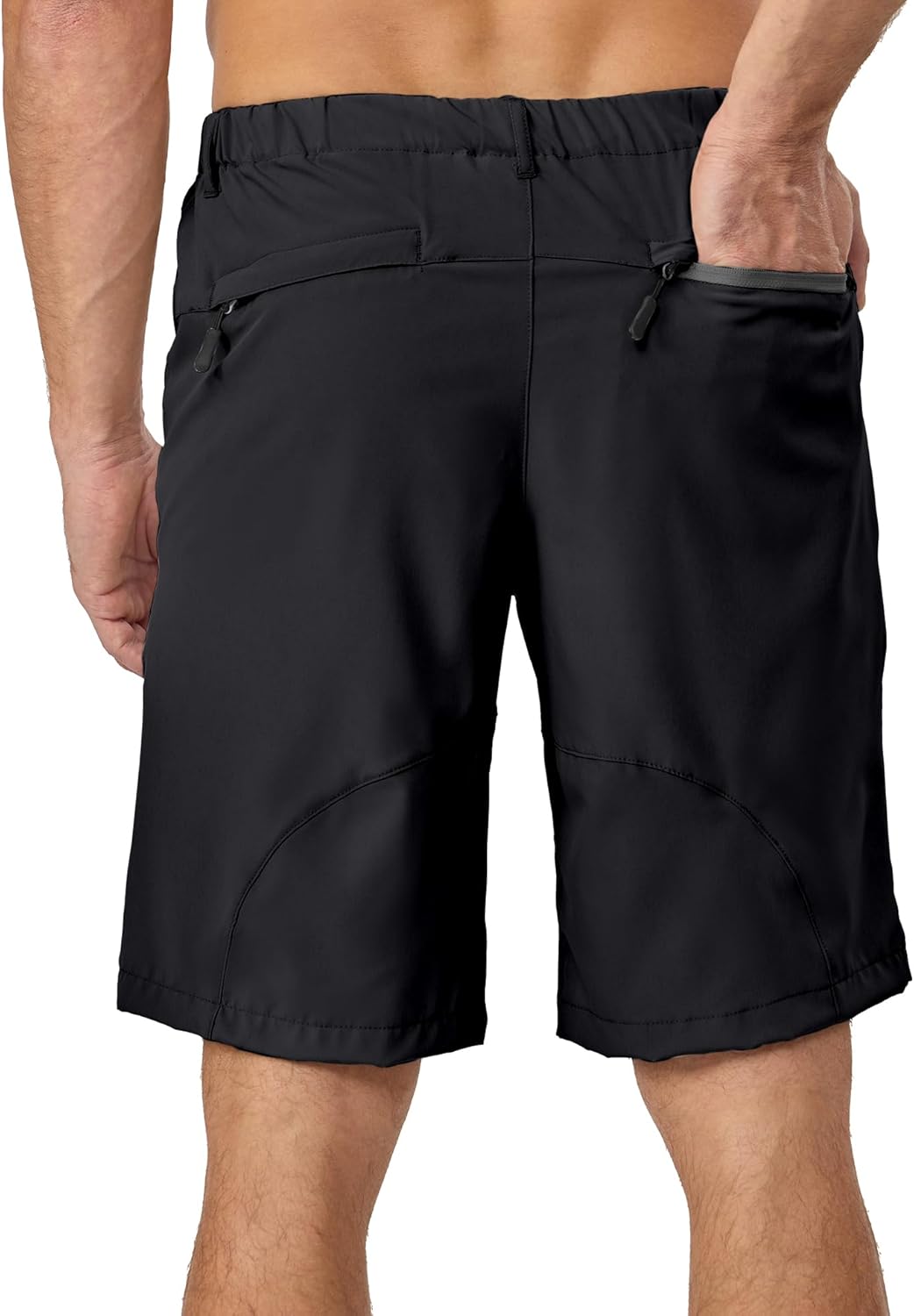 Mapamyumco Men's Quick Dry Gym Workout Athletic Shorts Lightweight 6 Pockets Hiking Cargo Shorts for Men Travel Golf Camping