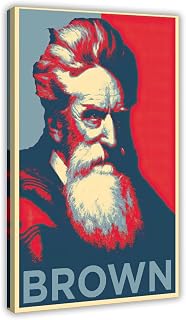 DTRNYCZ John Brown (Abolitionist) Art Print Canvas Poster Bedroom Office Room Decor Gift 16x24inch(40x60cm)