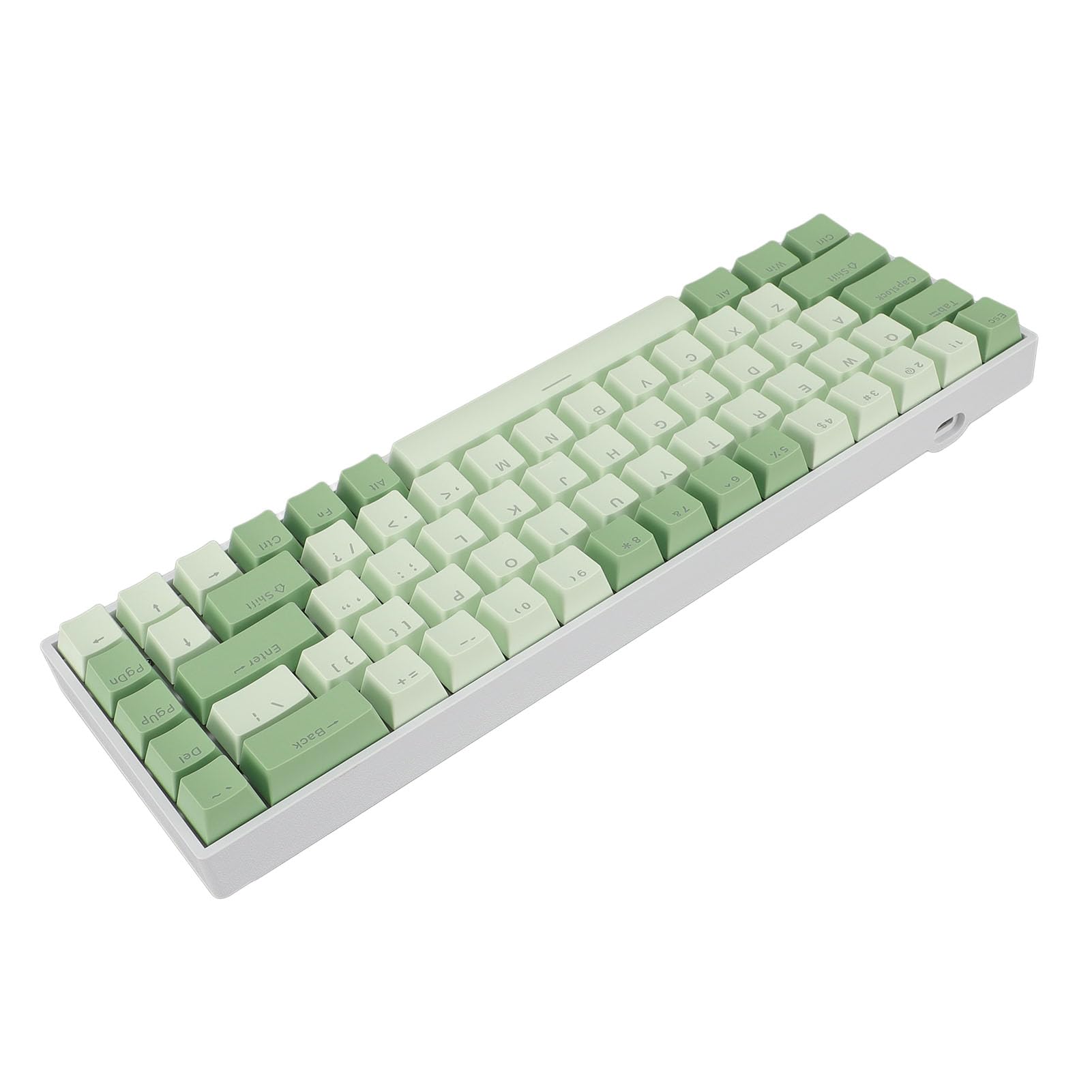 Klawiatura Mechaniczna 60%, Podświetlenie RGB, Niebieski Przełącznik, USB C, Przewodowa Klawiatura do Gier Zapewniająca Zwycięstwo, Ergonomia