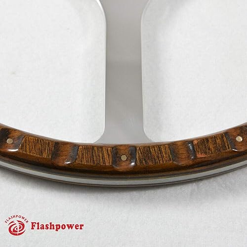 Miniatura 3 de Volante de madera clásico de 15" Restauración Vintage Jaguar XK140 XK150 XJ6 XJ12