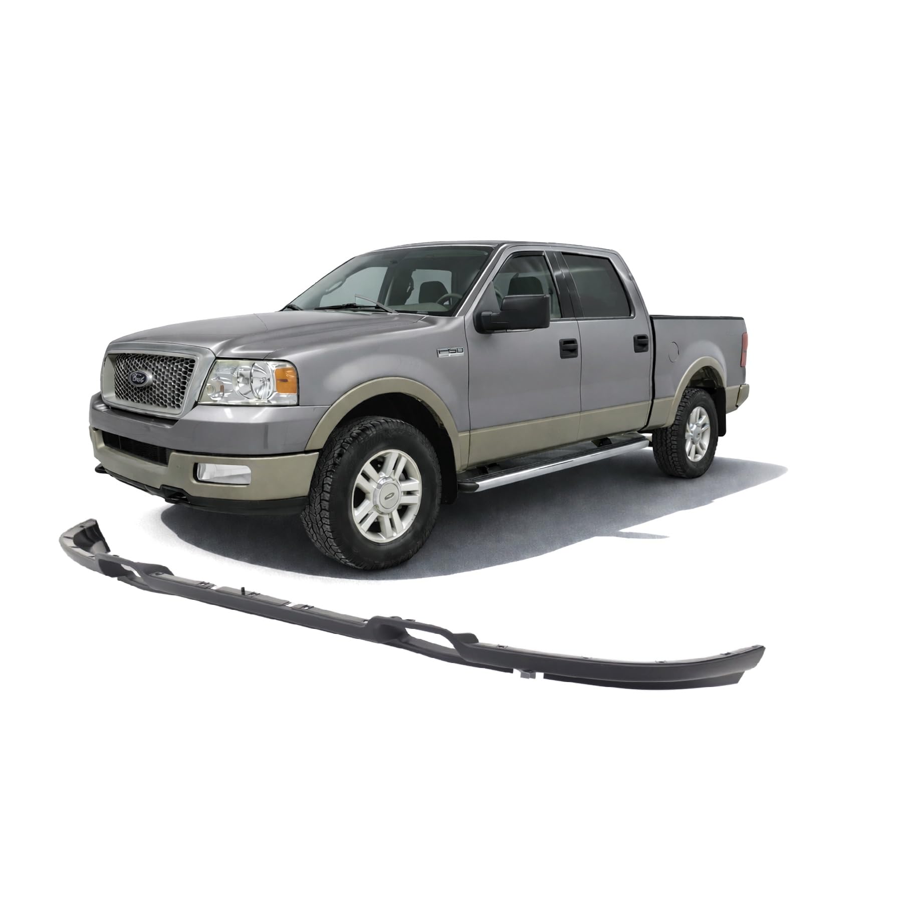 FitParts Compatible with Ford F-150 2004–2005 Front Lower Bumper Valance