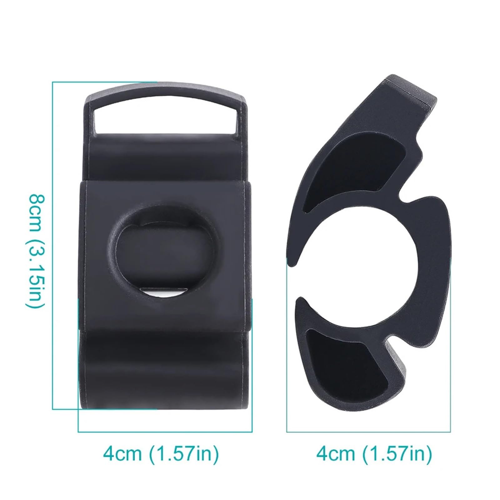 6pcs Manubrio Rail Bicicletta Mount Kit Supporto Universale Bici Smartwatch Stand per Cronometro GPS Bici da Strada