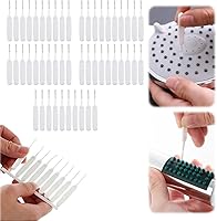 Vista 10 de Cepillo de limpieza de cabezal de ducha para agujeros pequeños, herramientas de limpieza de ducha multifuncionales, boquilla antiobstrucción