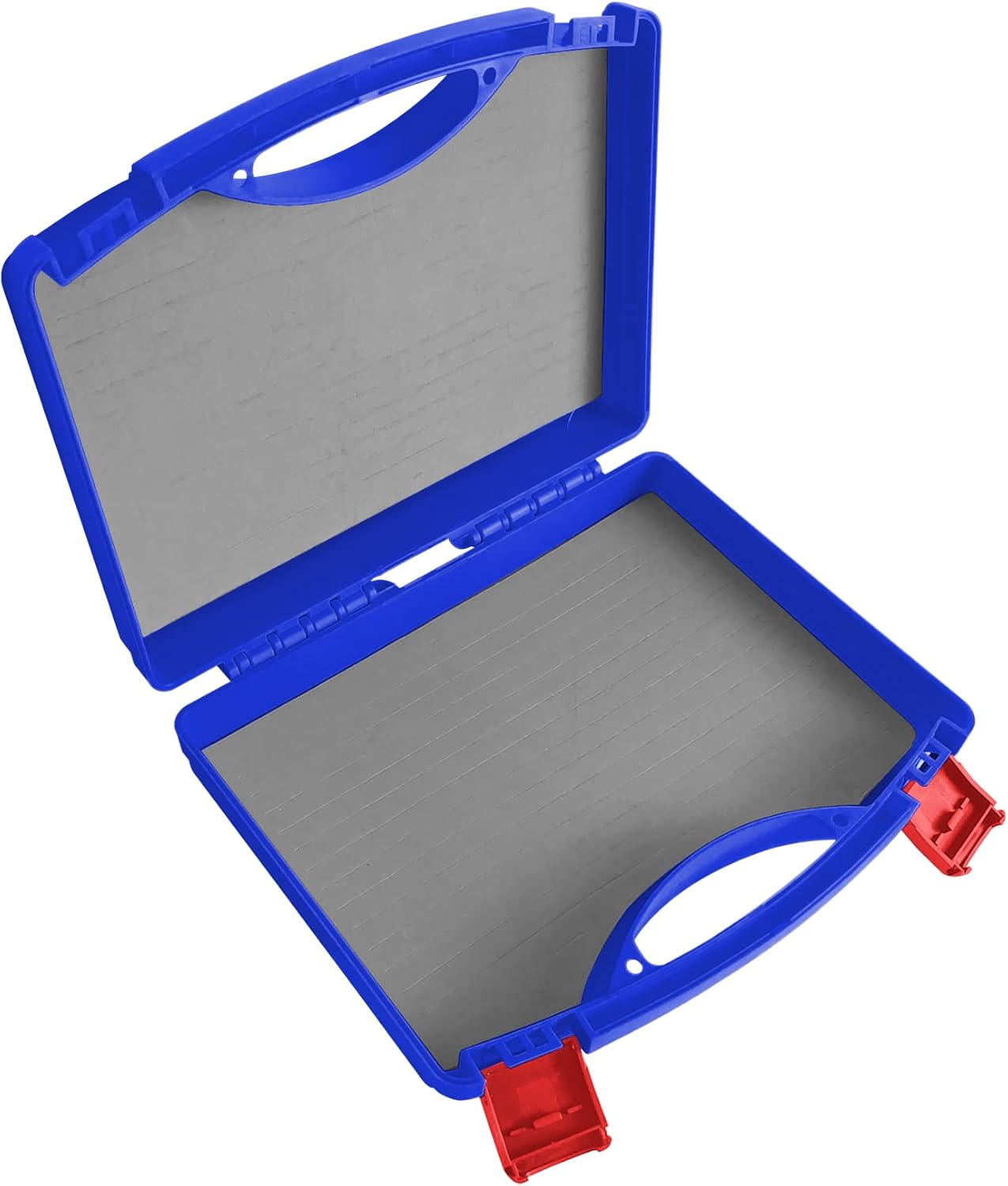Streamer Fly Box Click Lock Large Streamer Flies Storage Fishing Tackle Box Boat Box Foam Fishing Trays(Blue)