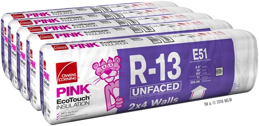 Owens Corning R-13 Fiberglass Insulation 15" Wide