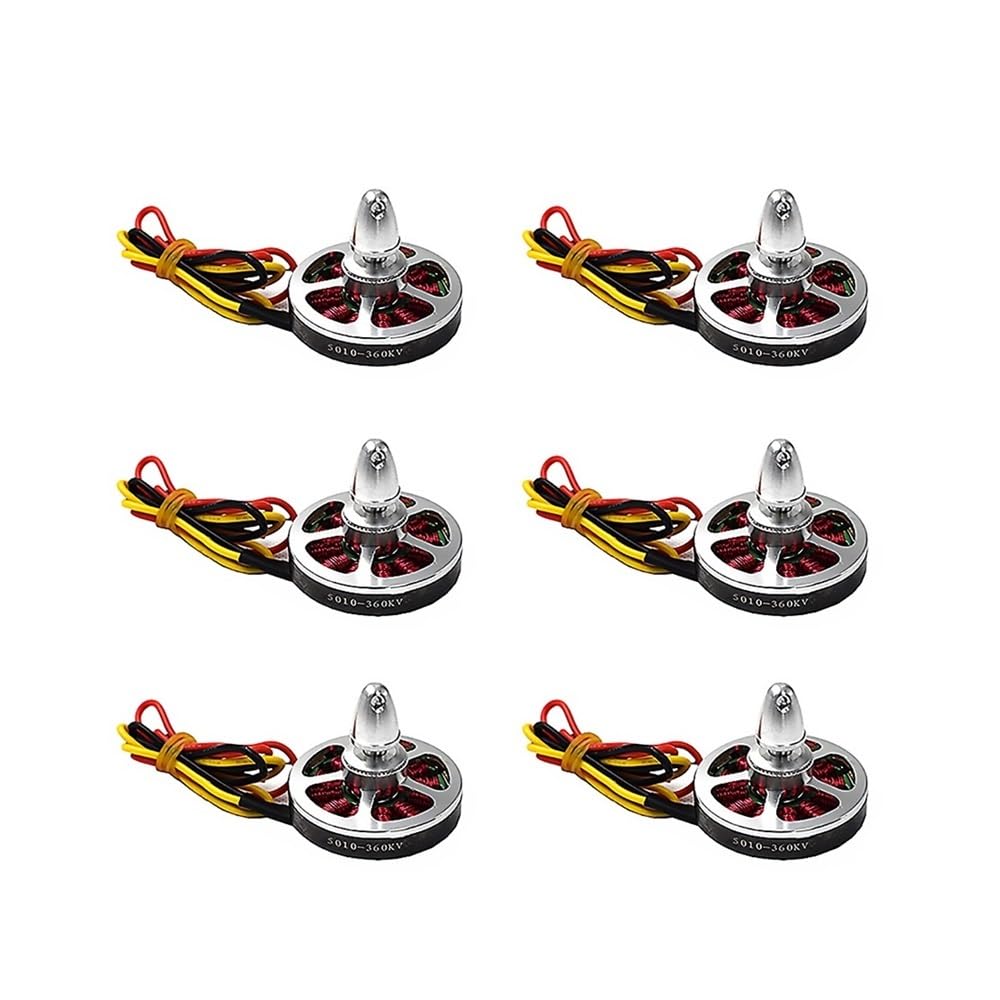 Moteur sans balais 5010 750KV lot de 6 pièces pour drone multicoptère