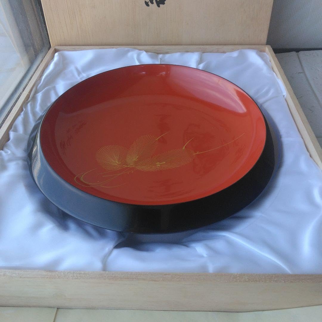 輪島塗 菓子器 共箱付き Amazon.co.jp: 輪島塗 菓子器 塩安製 共箱付 伝統工芸品 舟掛研二 氏