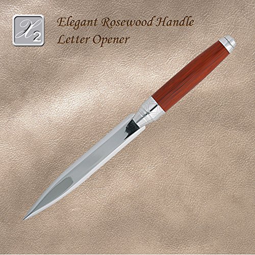 X2 Depot PL8173 Elegant Luxury Rosewood Handle Letter Opener thumb #2