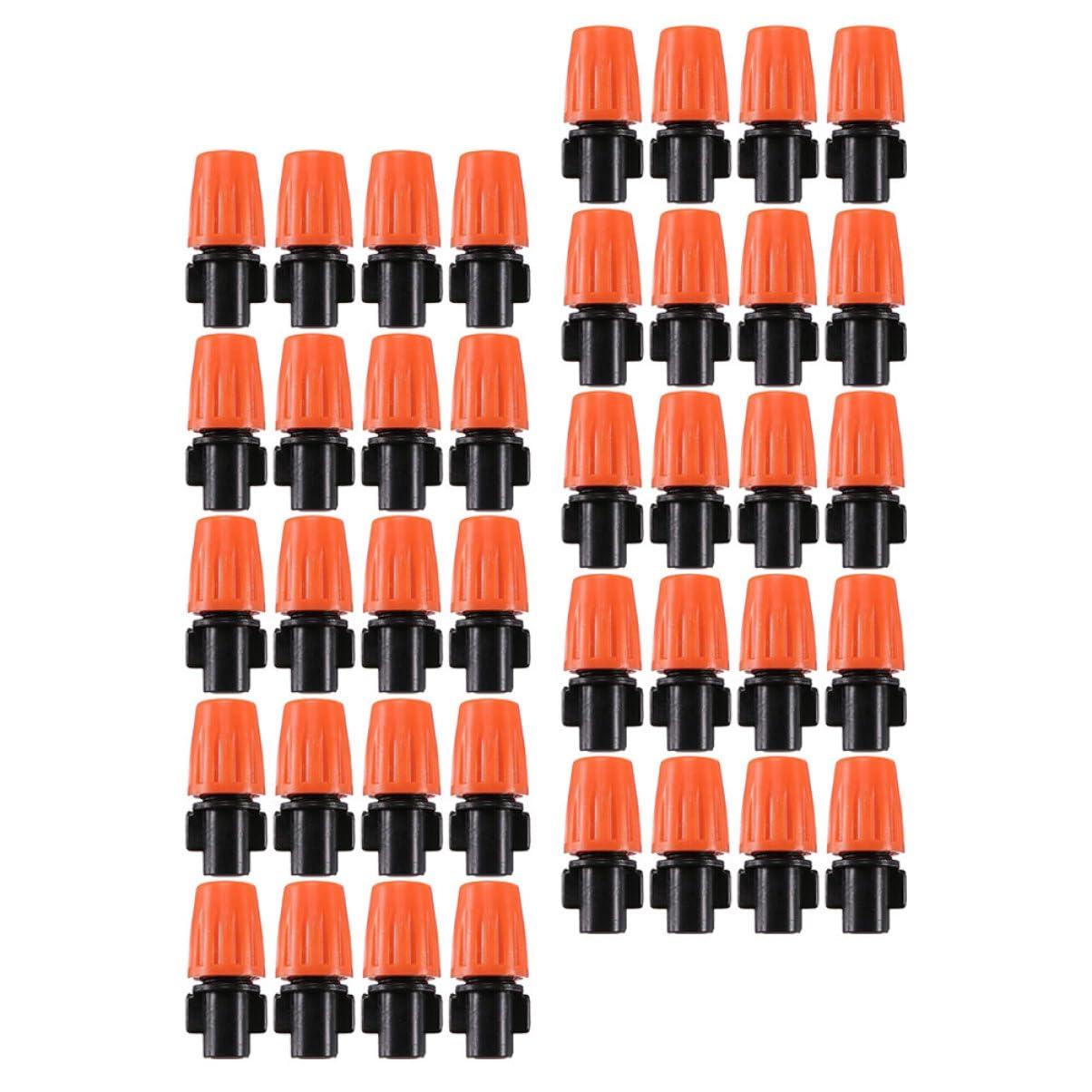 SUPVOX 5 Set Mister Ugelli Di Irrigazione A Goccia Testine Di Irrigazione Decreazione Di Irrigazione Del Prato Ugelli Per Irrigazione Plastica 40 Pezzi * 5
