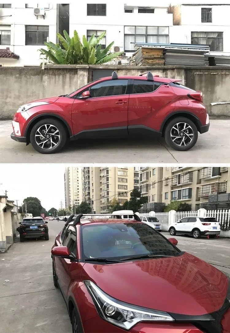 Bagażnik dachowy Do Toyota C-HR CHR 2018-2022 | Bagażnik dachowy z gołą poprzeczką dachową Kosz bagażowy dachowy