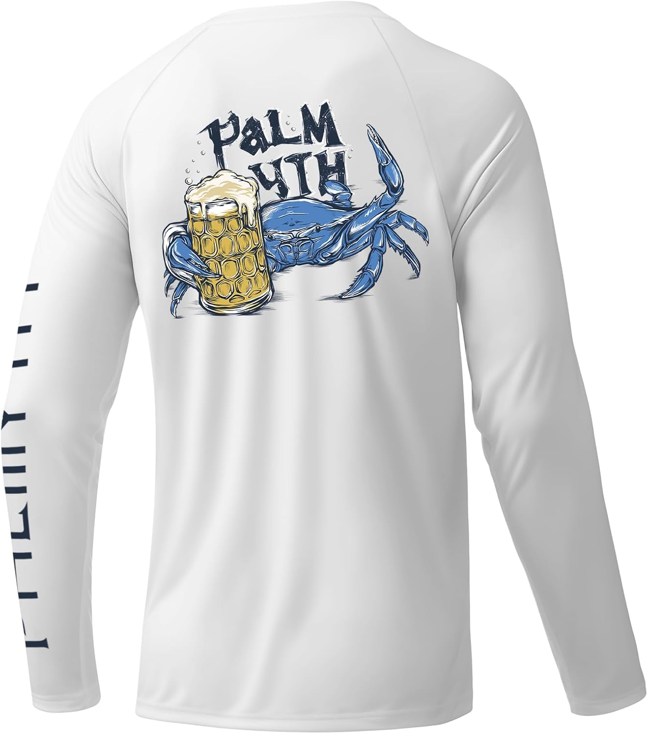 Palmyth Fishing Shirts for Men Long Sleeve Sun Protection Shirts UV UPF 50+ T-Shirt Quick Dry