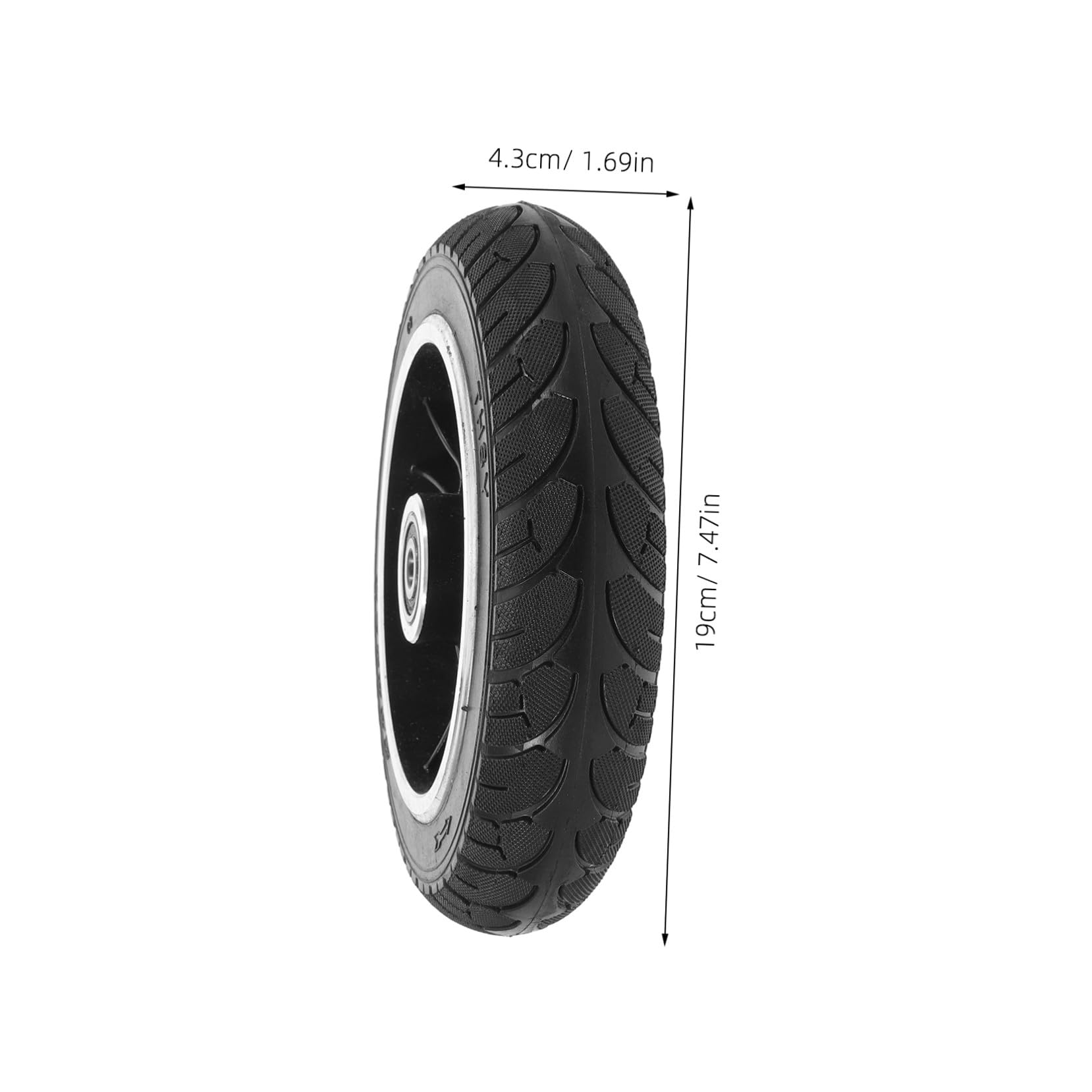 Pneus Pour Skateboard Électrique Trottinette Électrique Pneus Pleins De Remplacement Roues De Scooter