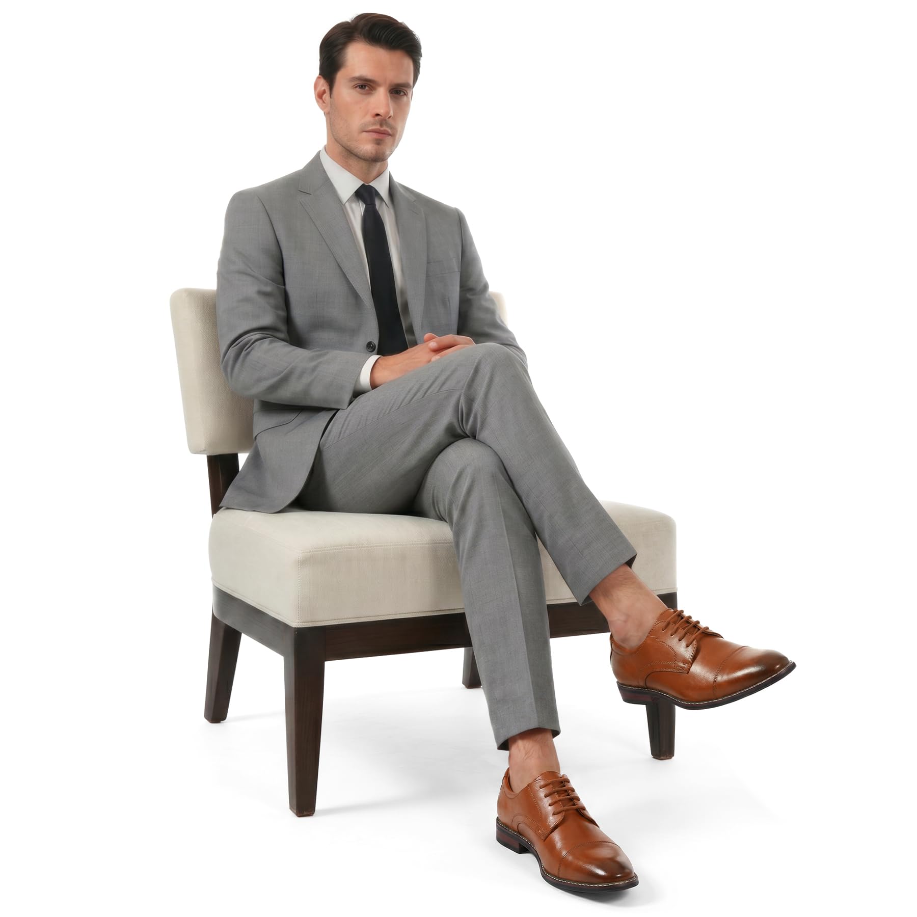 Herrenschuhe, formell, Business, klassisch, Schnürschuh, Flügelspitze, Oxford-Schuhe